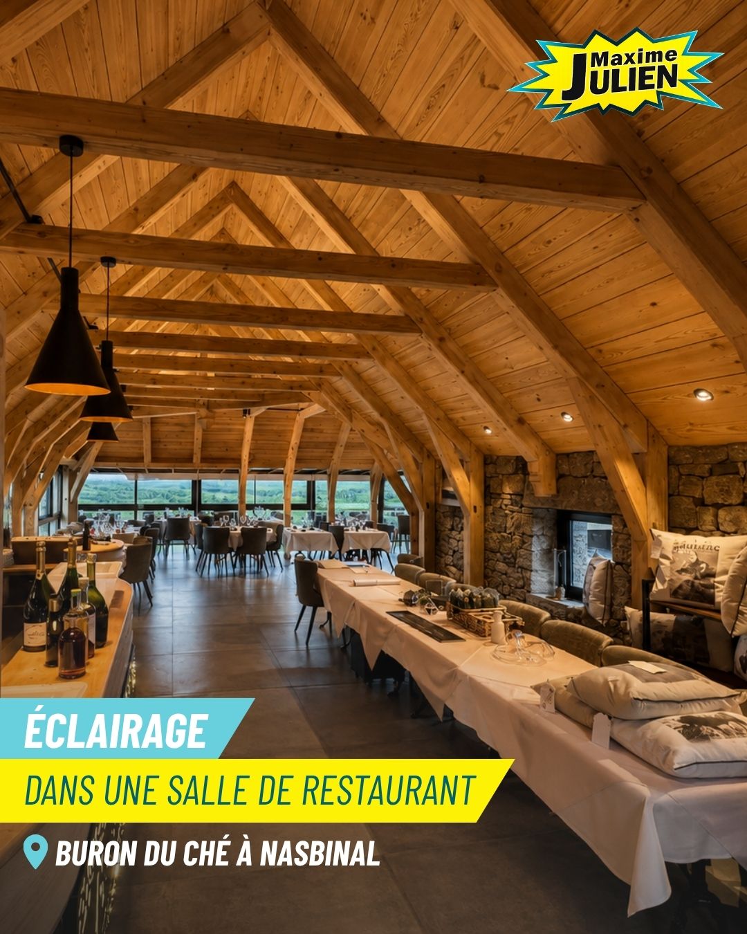 Maxime Julien Electricien ÉCLAIRAGE restaurant00001
